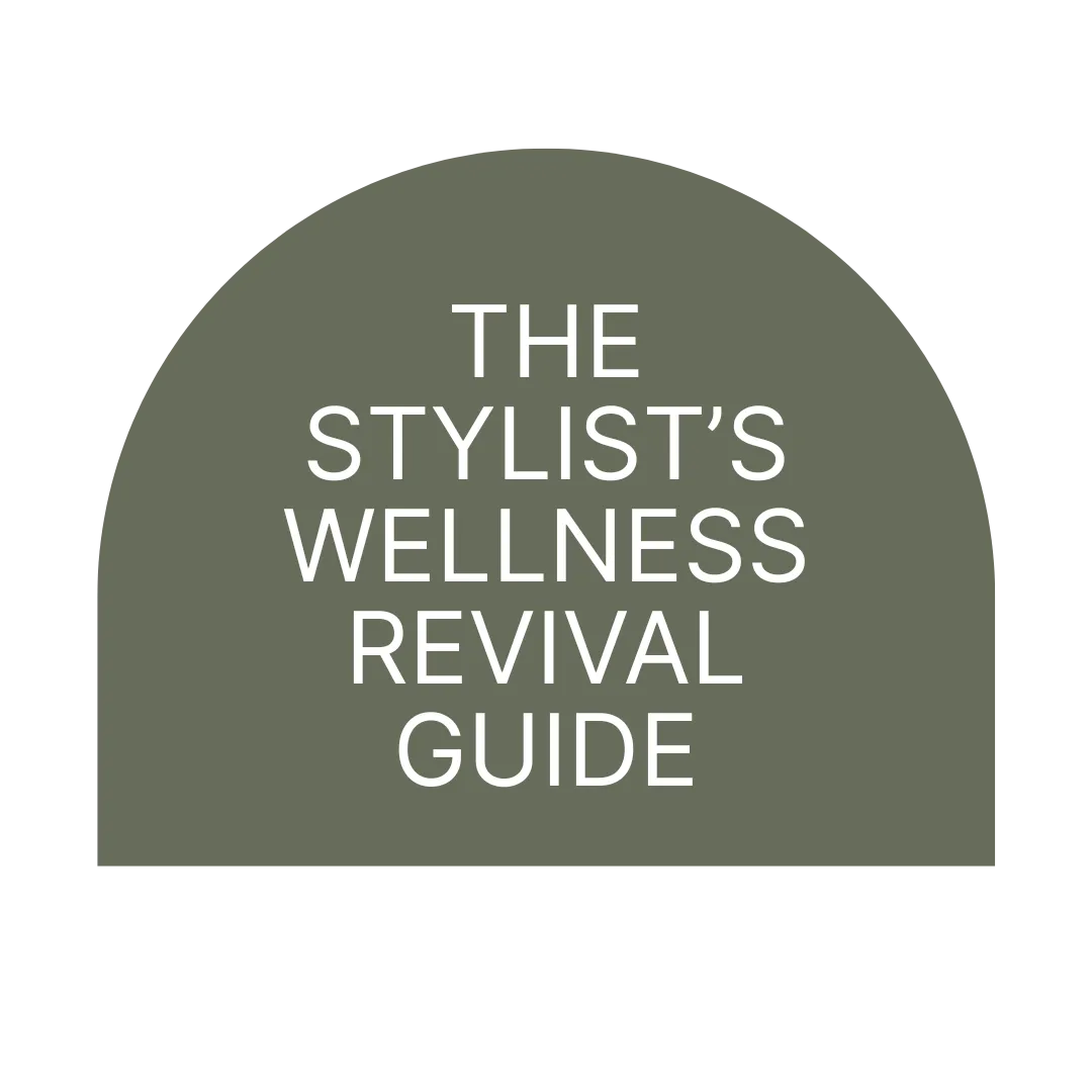 Text Image for the Hairstylist Wellness Revival Guide 