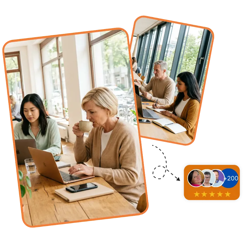 Solopreneur:in und Teilnehmerin der KI Powertage