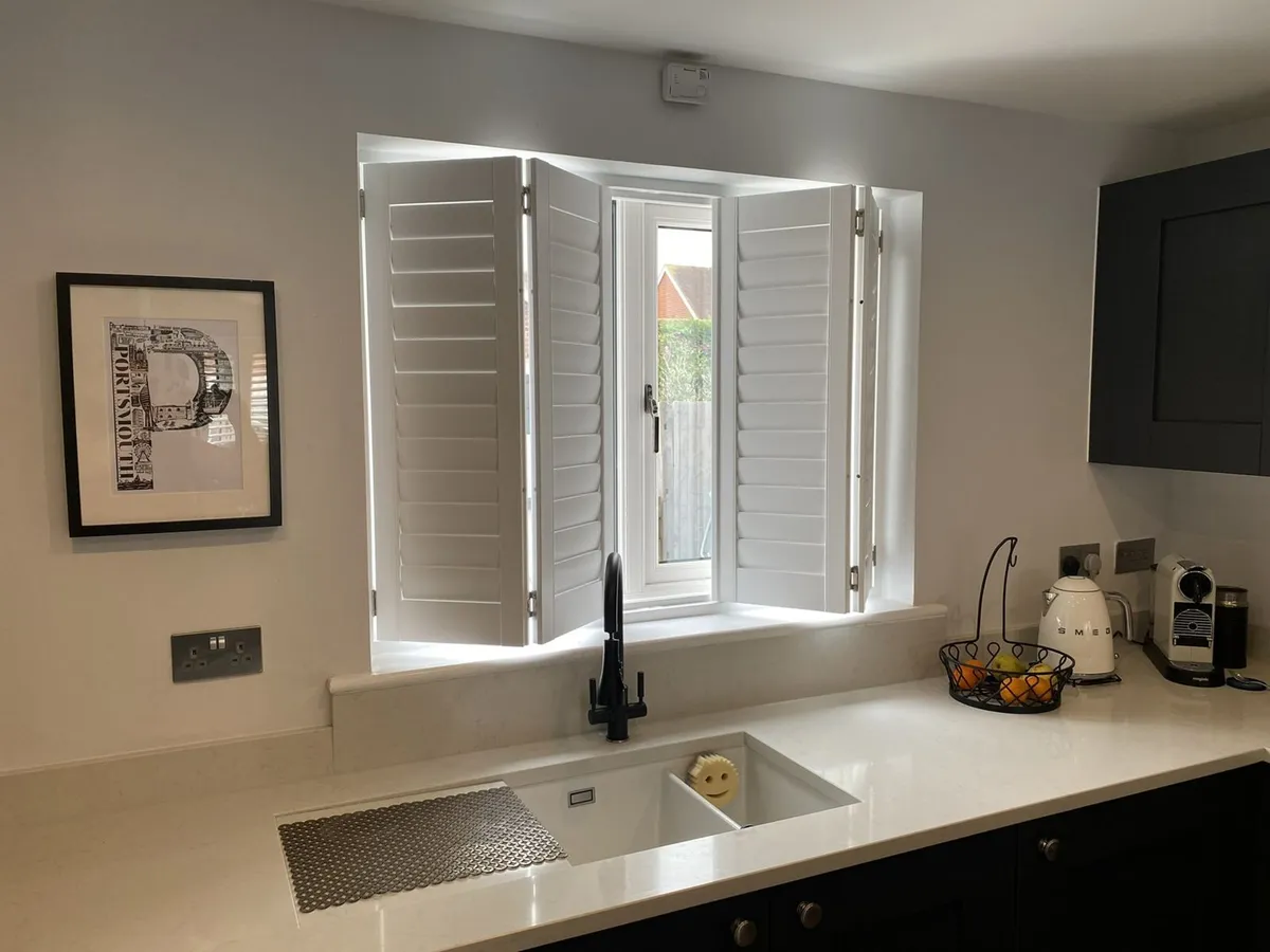 Shutters fitted in a home in Cheam