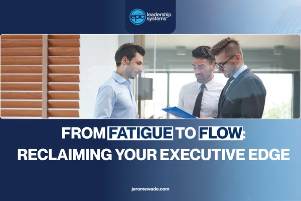 From Fatigue to Flow: Reclaiming Your Executive Edge