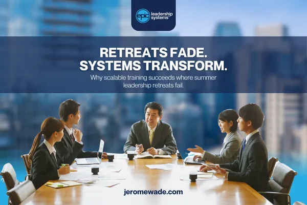 From Insight to Transformation: Why Summer Retreats Fail and Training Systems Succeed