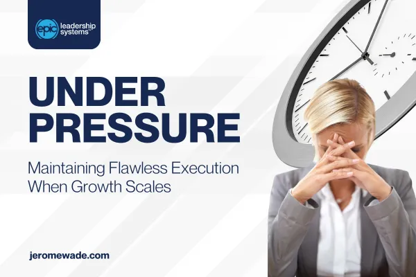Under Pressure: Why Execution Wavers and Productivity Collapses When Growth Scales