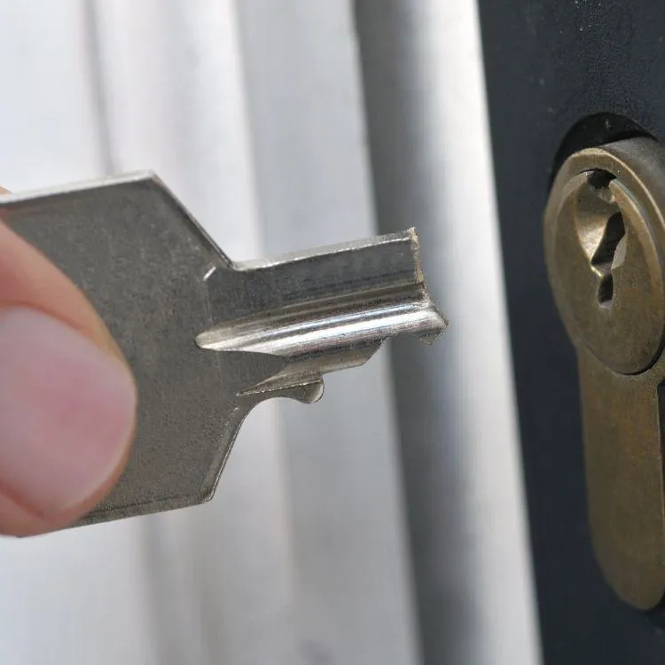 Broken key for locksmith.