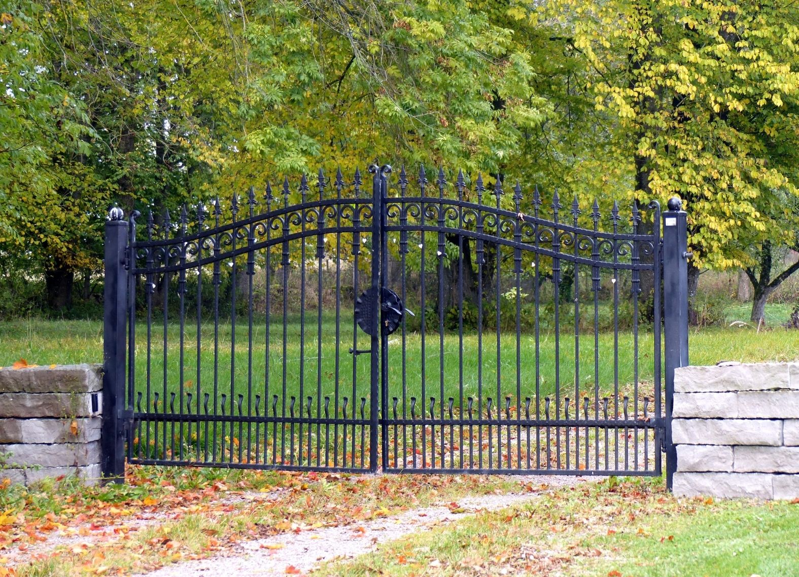 Owatonna Wrought Iron Fence Installation