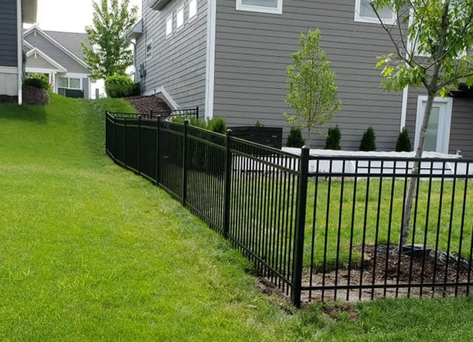 Faribault Ornamental Iron Fence Installation