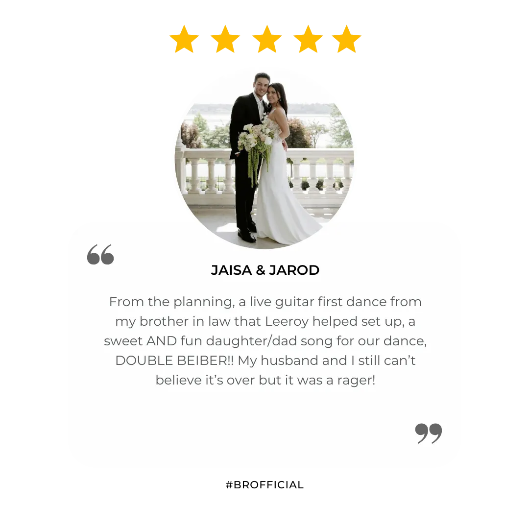 wedding review - Historic King Mansion