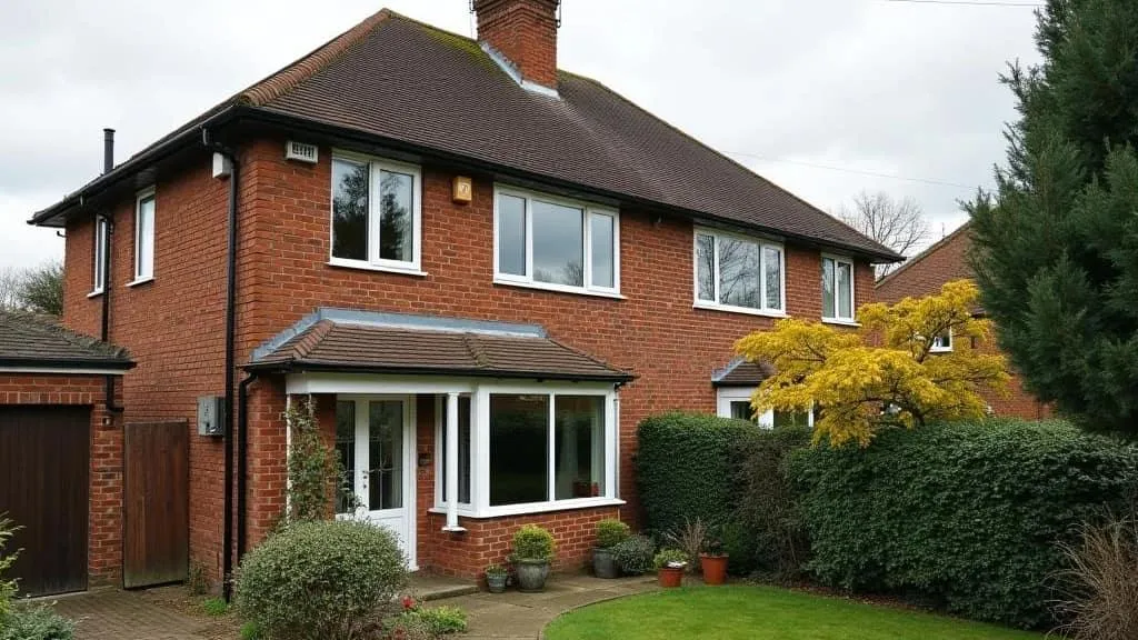 Semi-detached house in Bournemouth.