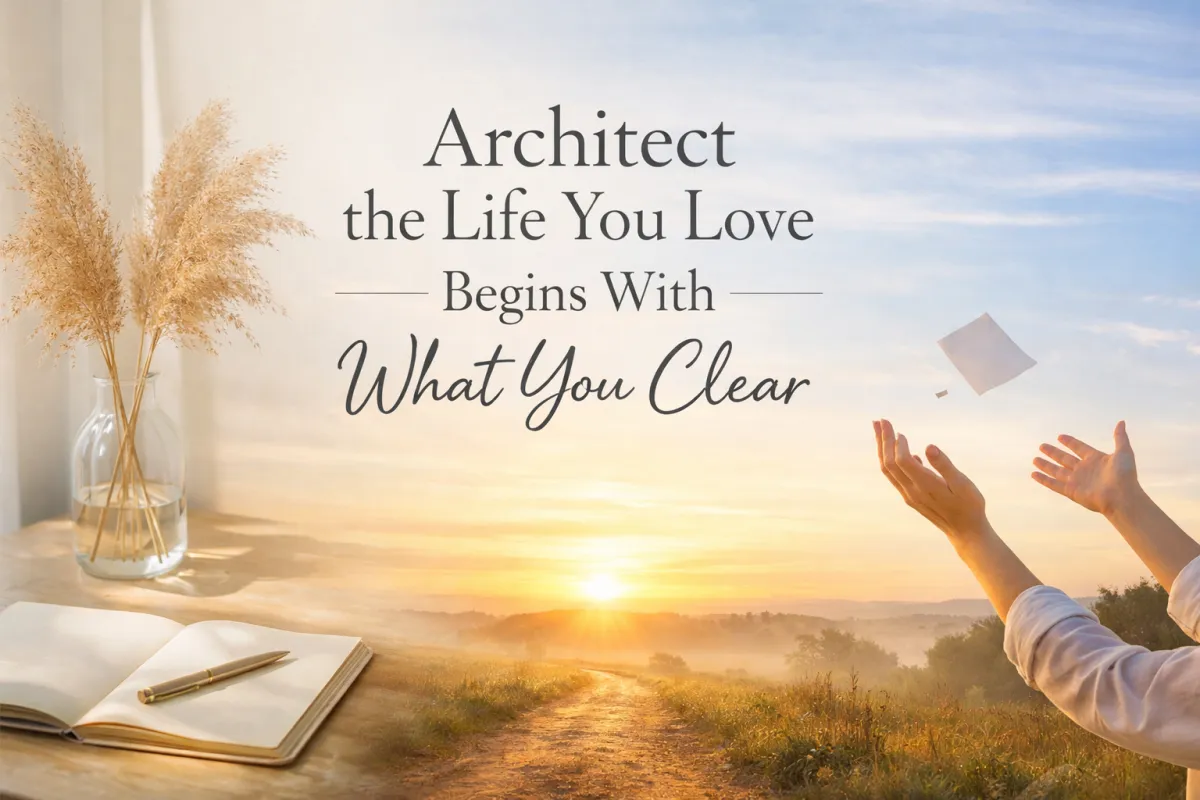Architect the Life You Love Begins With What You Clear