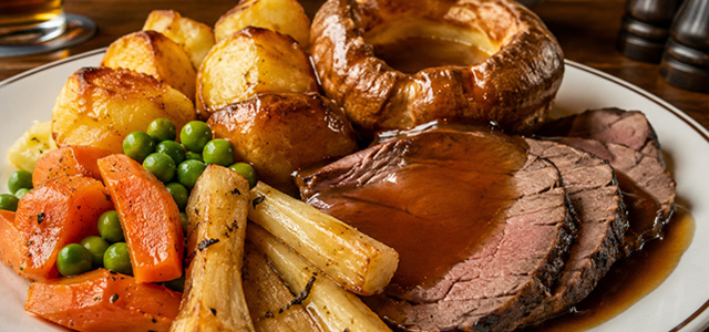 Book sunday lunch