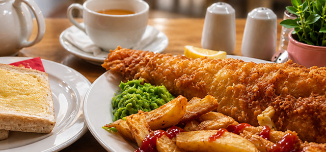 Book fish and chips