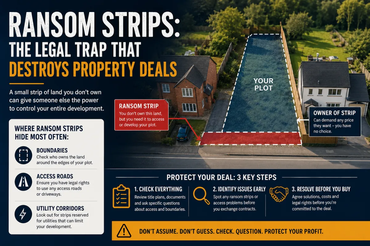 Ransom Strips: The Legal Trap That Can Destroy a Property Deal