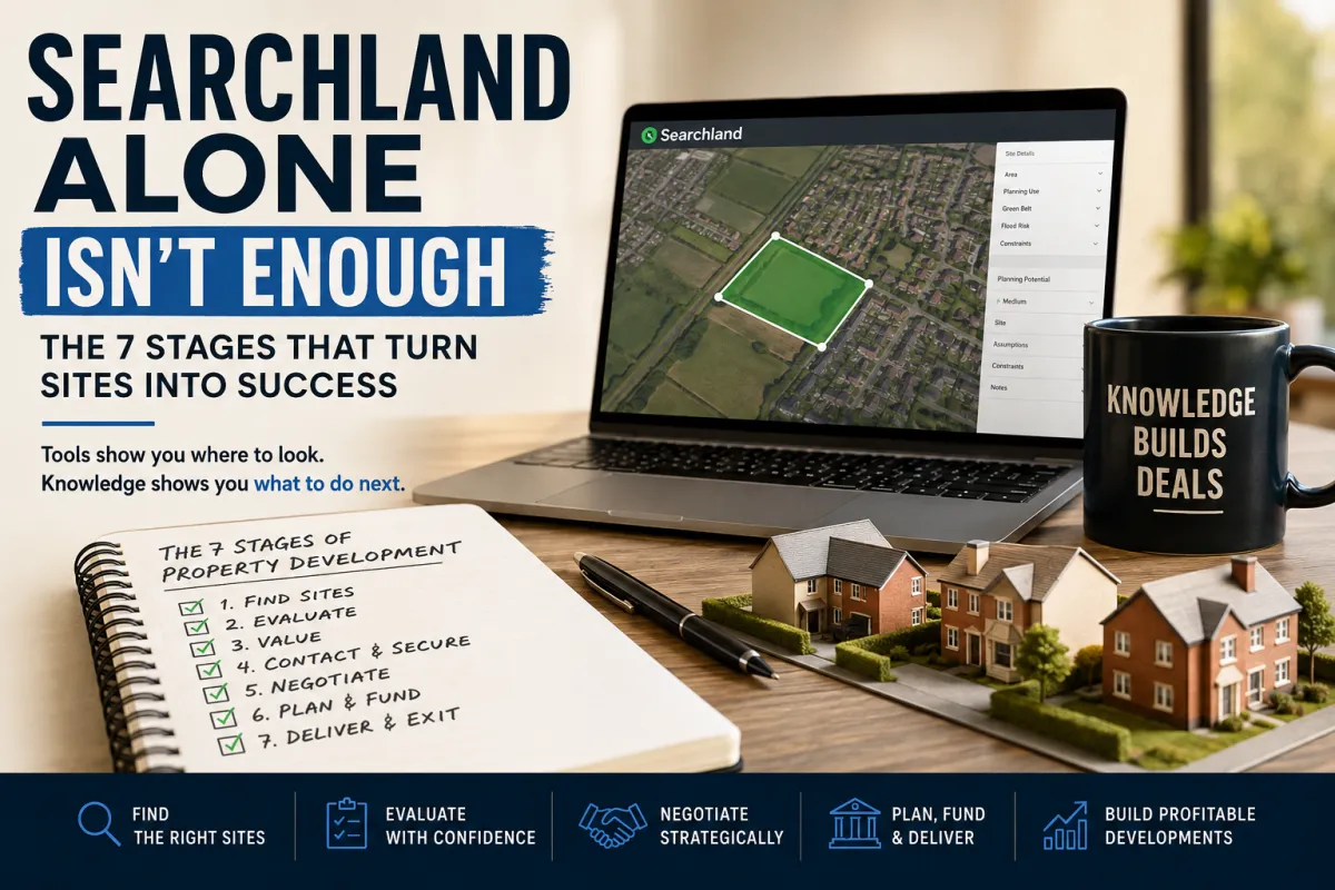 Why SearchLand Alone Won’t Make You a Successful Property Developer
