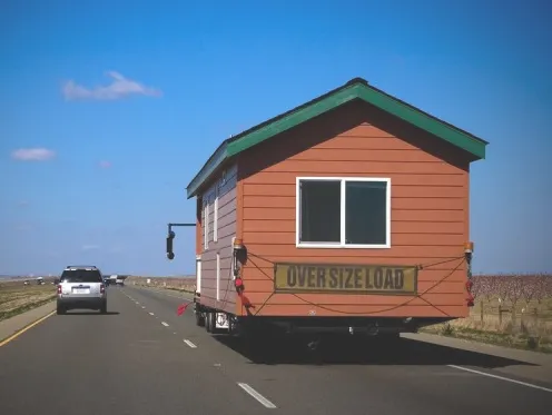 Transporting a tiny home