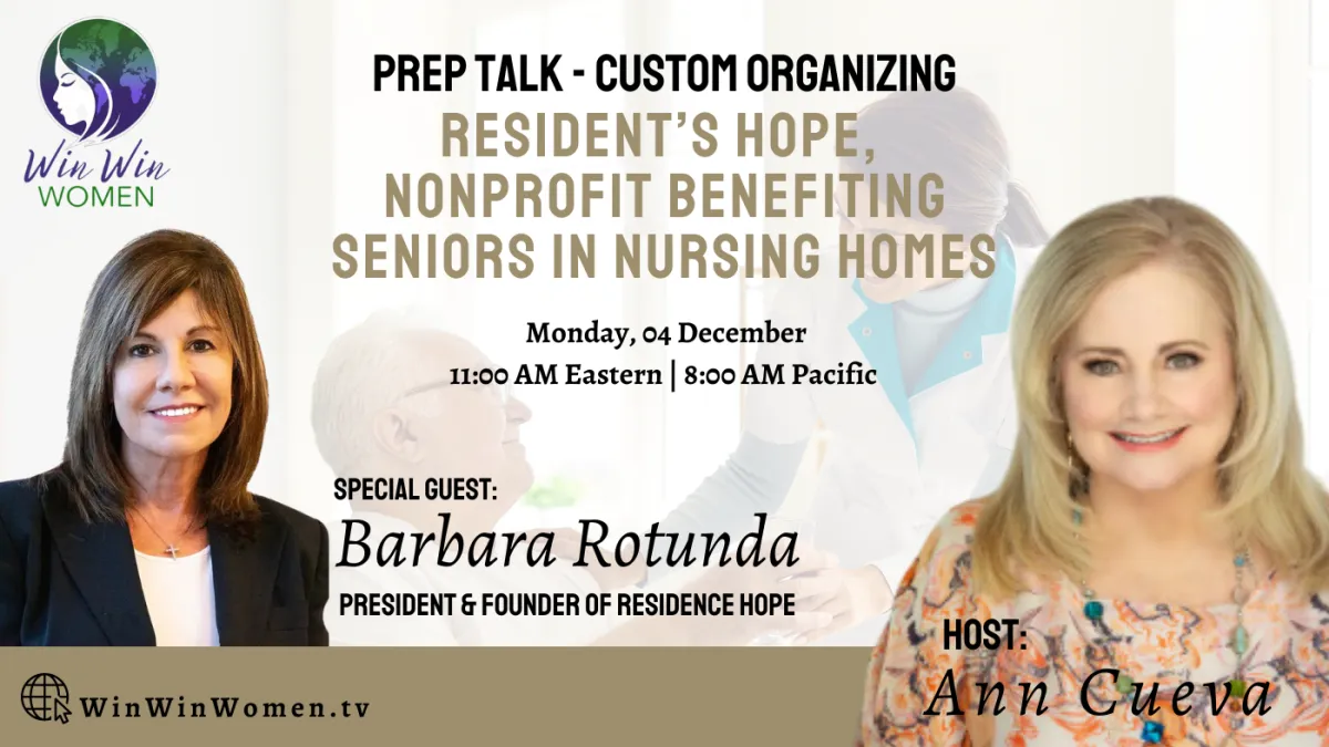 Resident's Hope Nonprofit Benefiting Nursing Homes Barbara Rotunda
