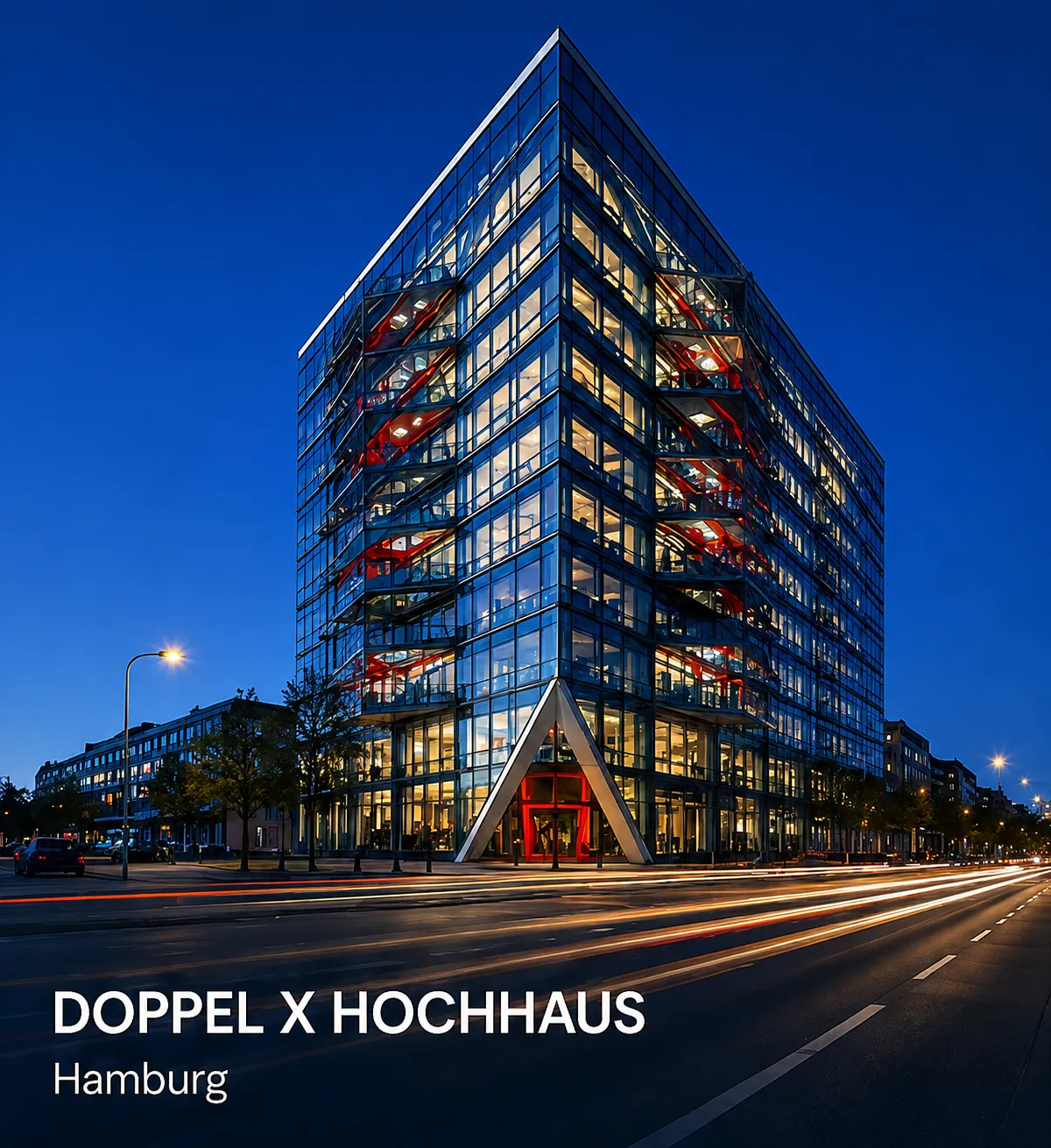 Doppel X Hochhaus Hamburg Foto