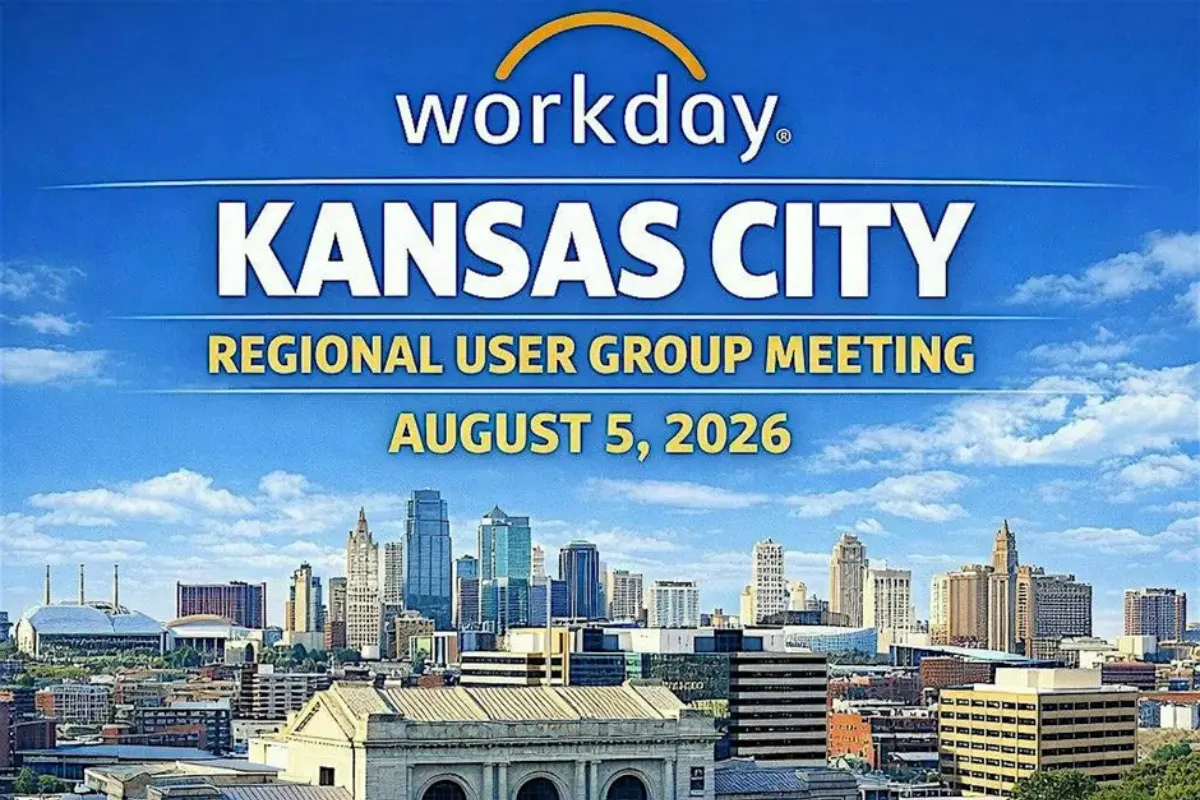 Kansas City Workday Regional User Group Meeting Returns August 5, 2026!