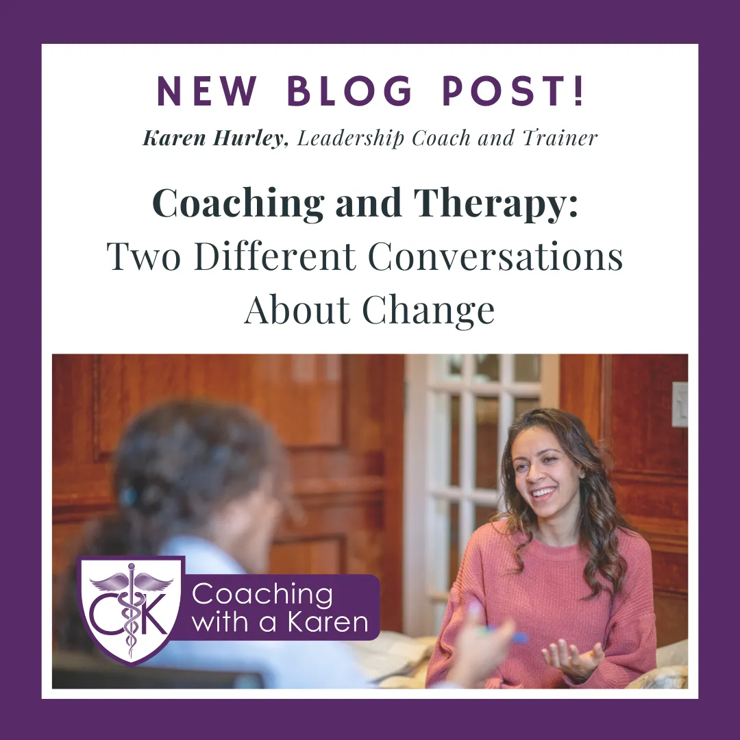 Coaching and Therapy: Two Different Conversations About Change