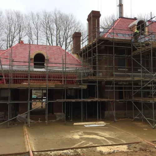 Slate roof installation on a residential property in London by Bala Roofing.