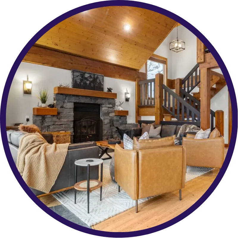 Private mountain lodge at Panorama Resort, BC