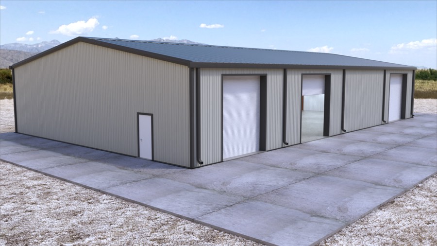 Commercial steel building construction by Twin Falls Metal Building