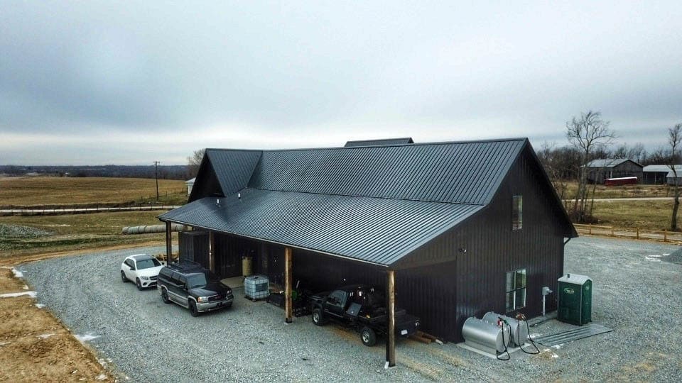 Spacious workshop metal building from Twin Falls Metal Building