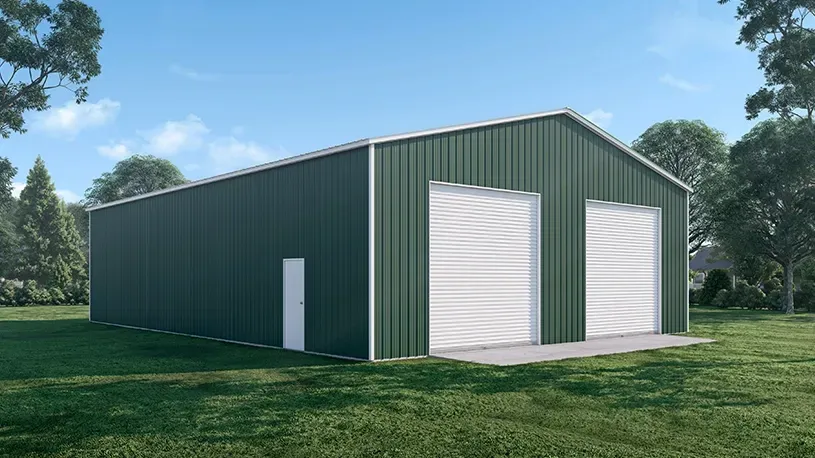 Custom steel warehouse built by Twin Falls Metal Building