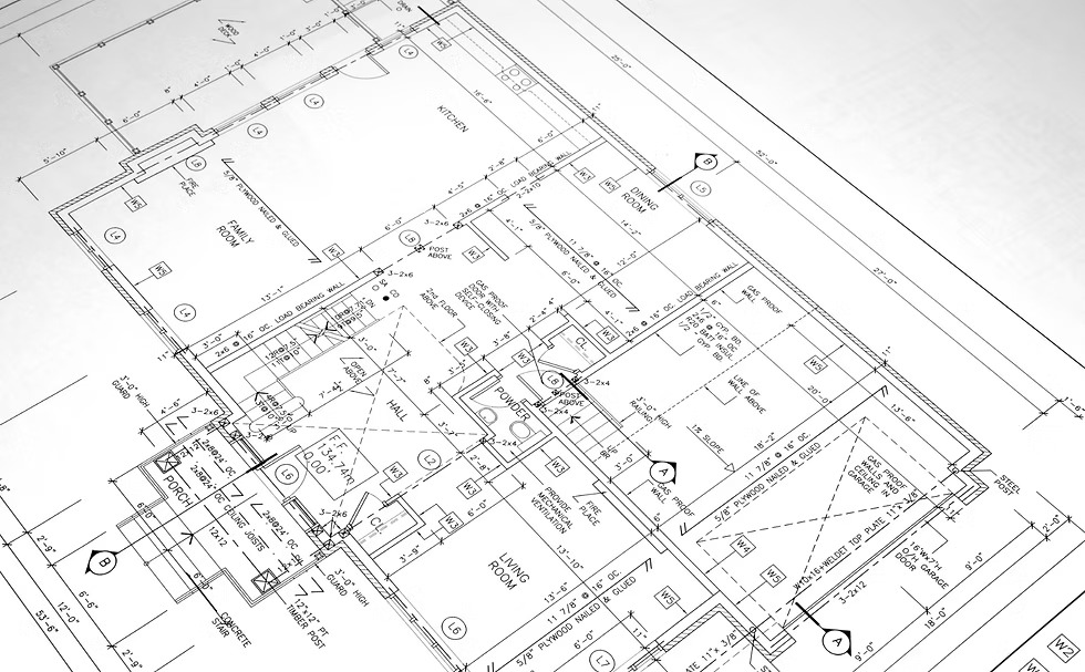 Professional architectural floor plan for a Minnesota Assisted Living Facility showing bedroom, bathroom, and hallway compliance measurements for DLI submission.