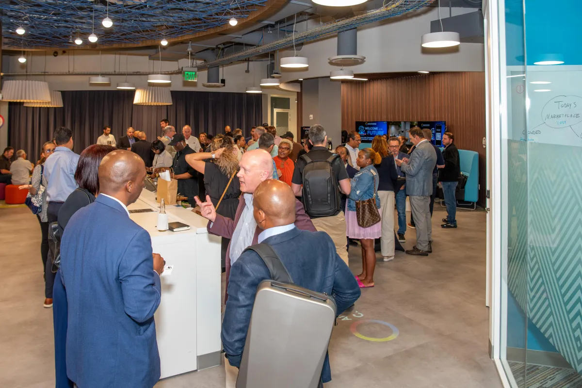 brown cardboard box with yellow light