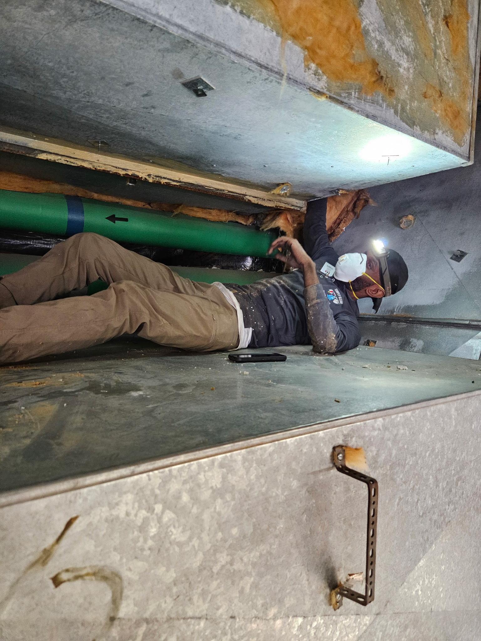 Simply Clean Commercial Air Duct Cleaning Job