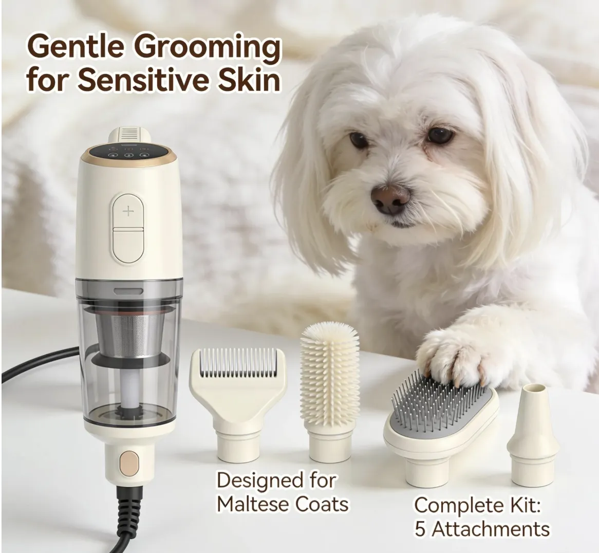 Best Vacuum Clippers for Maltese Dogs: Gentle Grooming Guide | Maltese Dog Care