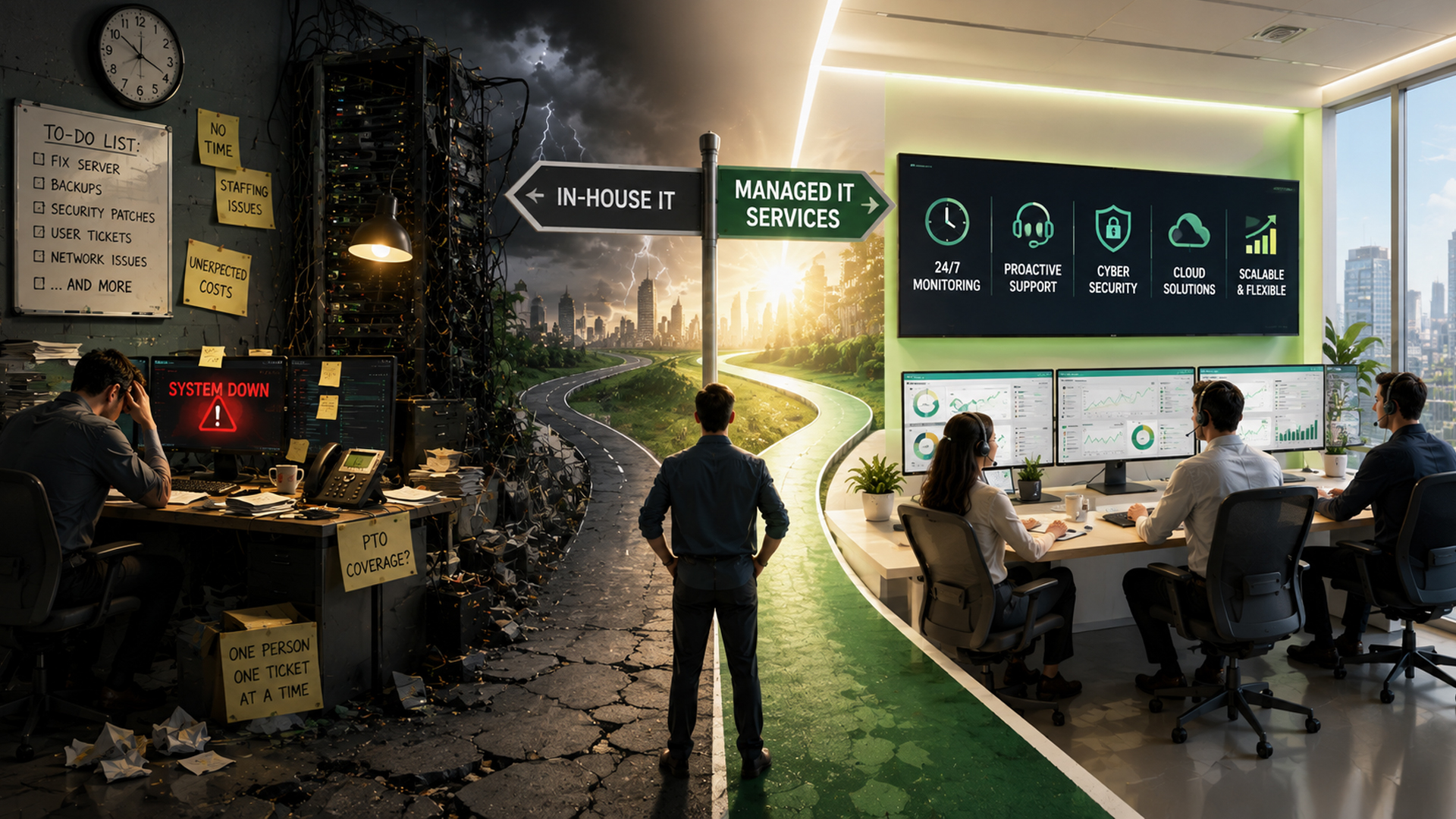 In-House IT vs. Managed IT Services: 2026 Comparison
