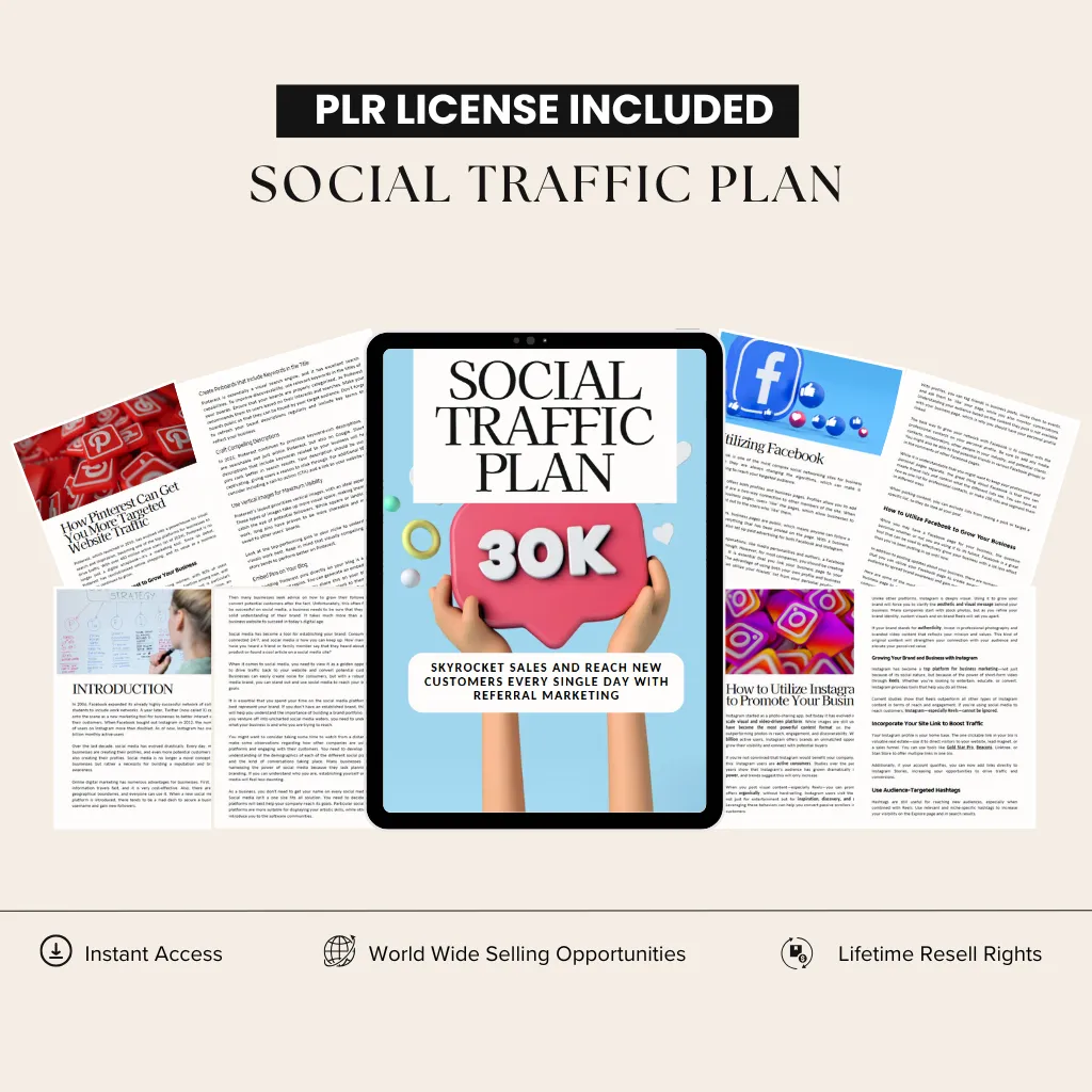 Your Social Media Traffic Plan