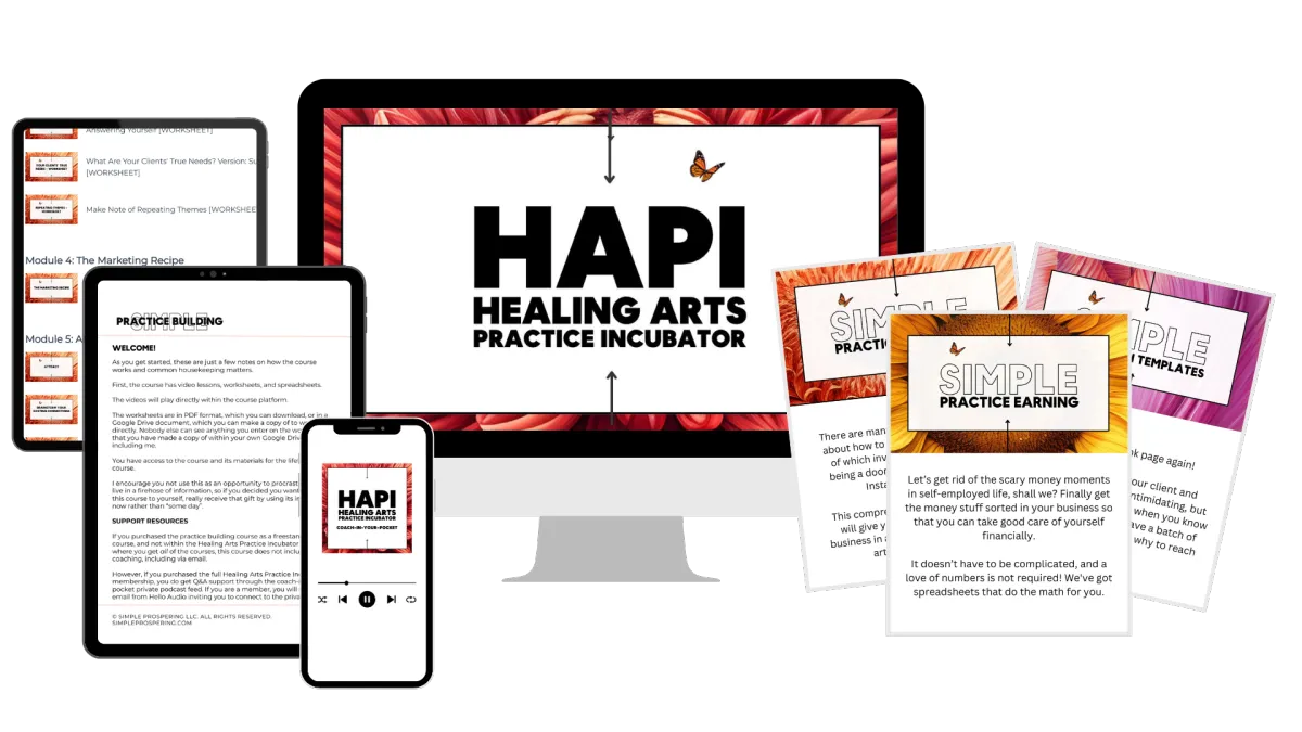 Healing Arts Practice Incubator Mockup