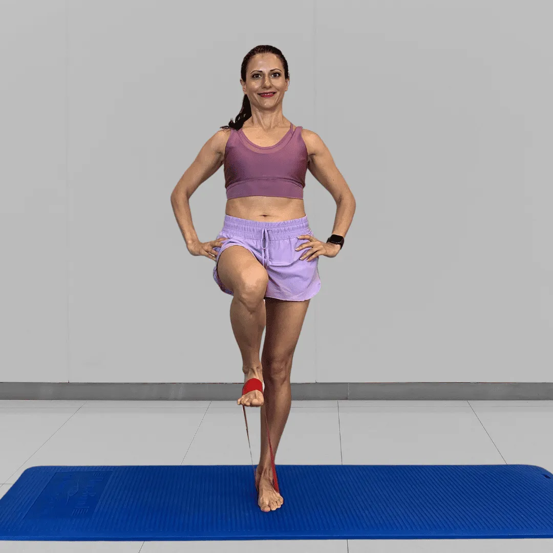 Galina Penev demonstrating a movement from her 5-Day Reset program