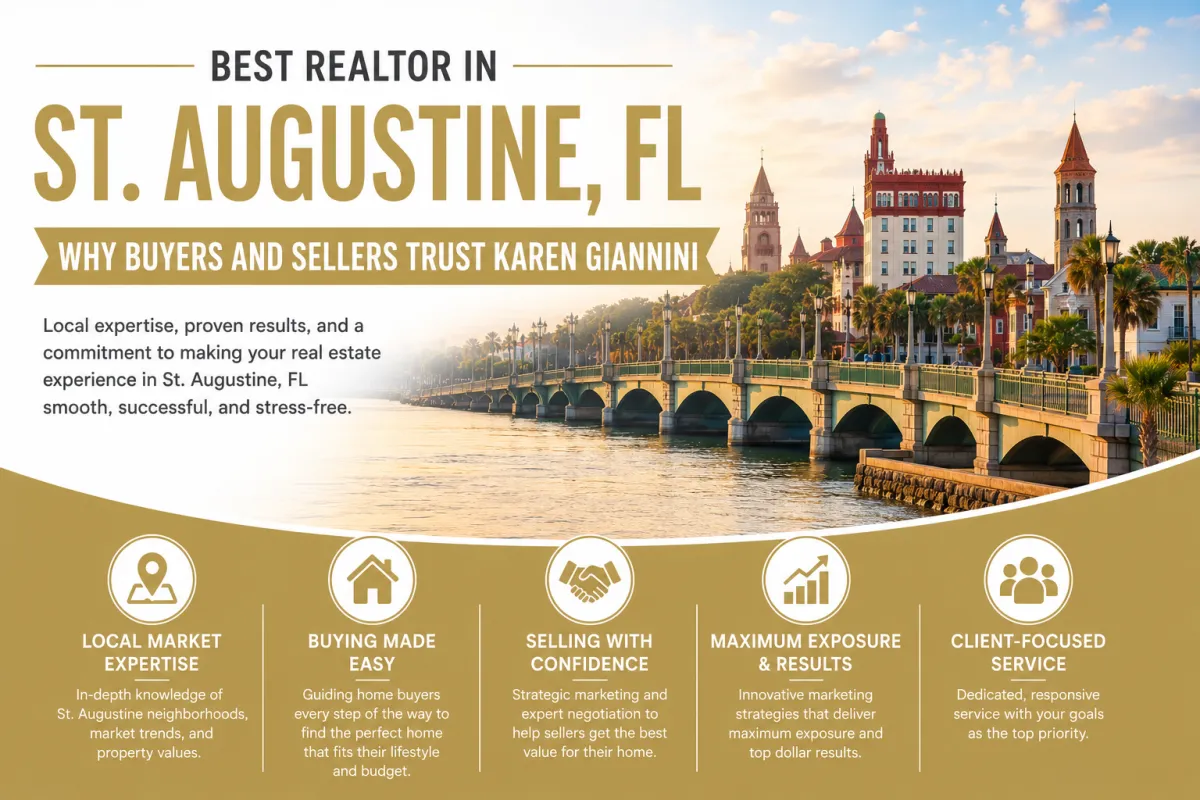 Best Realtor in St. Augustine FL: Why Buyers and Sellers Trust Karen Giannini