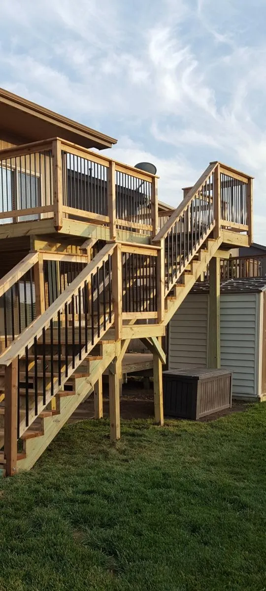 Custom Deck Construction in