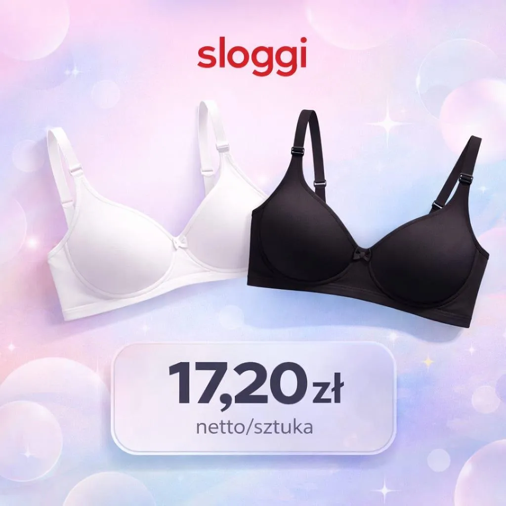 biustonosze Triumph hurt pakiet majtki Sloggi hurt pakiet bielizna Triumph hurt 50 sztuk