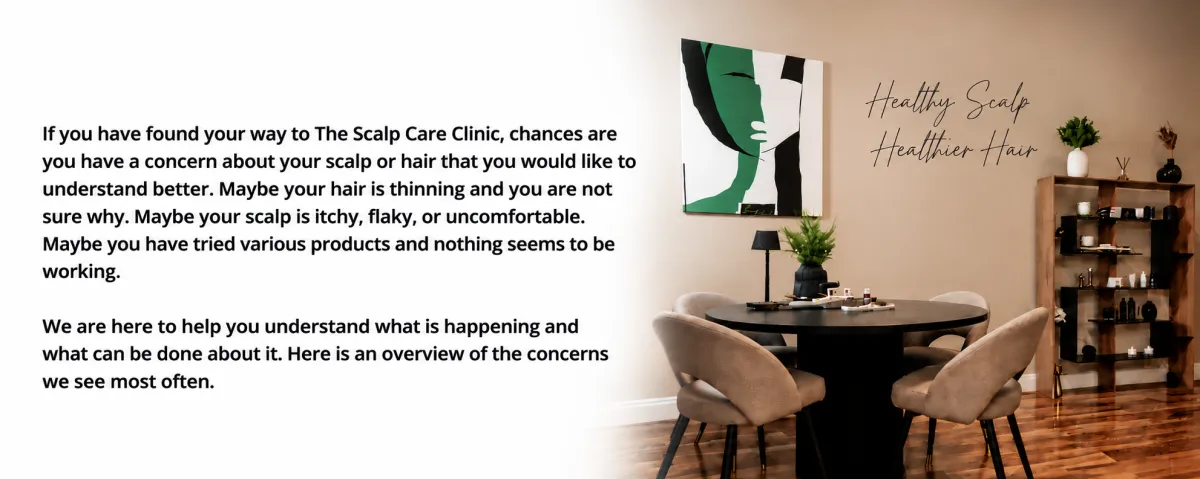 The Scalp Care Clinic consultation and scalp care treatment