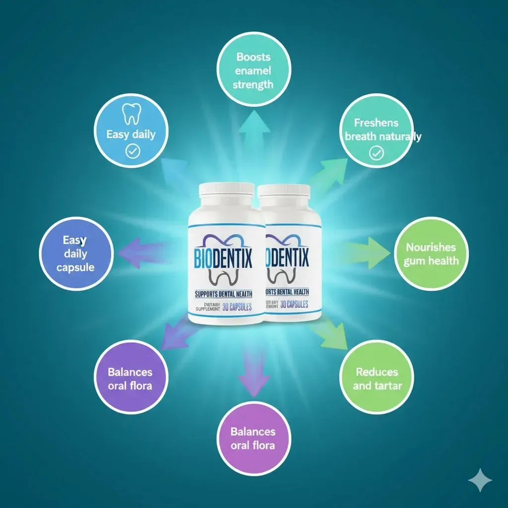 Biodentix scientifically formulated oral health dietary supplement