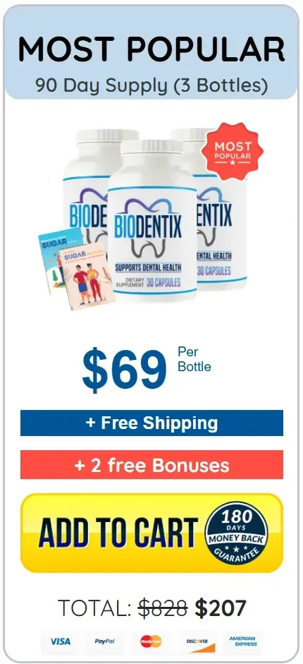Biodentix buy 3 bottles
