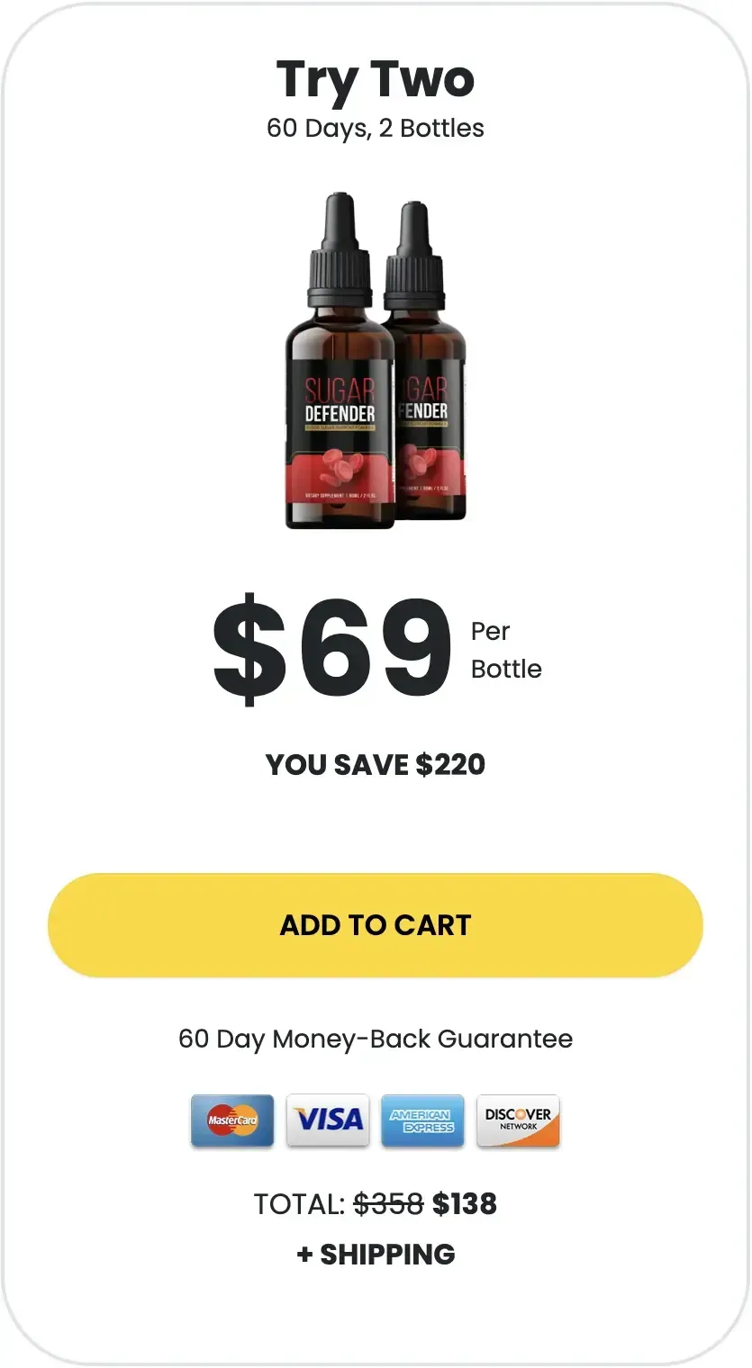 sugar defender two bottles order