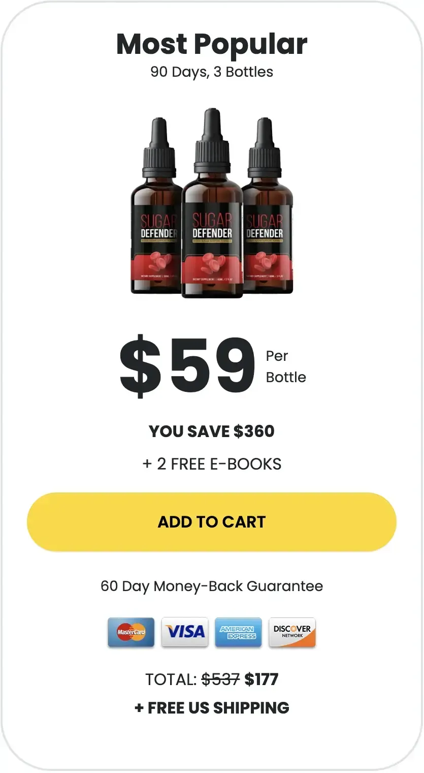 sugar defender 3 bottles buy