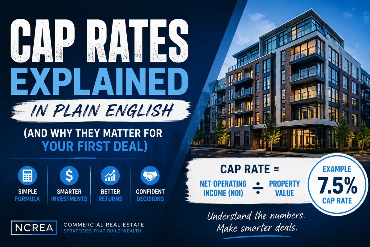 Cap Rates Explained in Plain English (and Why They Matter for Your First Deal)