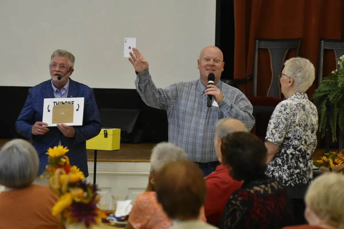 Uncle Buck Performing magic show for seniors in Charlotte NC