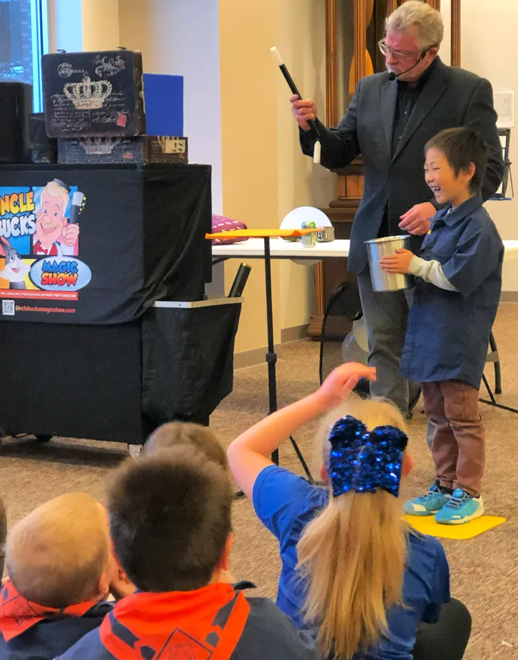 Cub Scout Magic Show with Uncle Bucks Magic Show