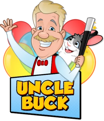 Uncle Bucks magic show charlotte nc logo