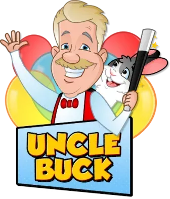Uncle Buck's Magic Show, magician in North Carolina Logo