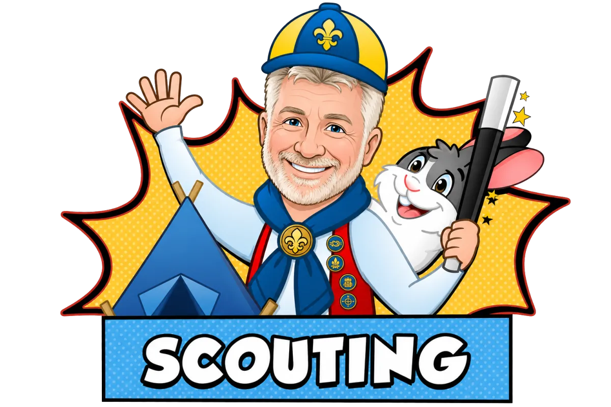 Uncle Buck's Magic Show for cub scouts in Charlotte NC