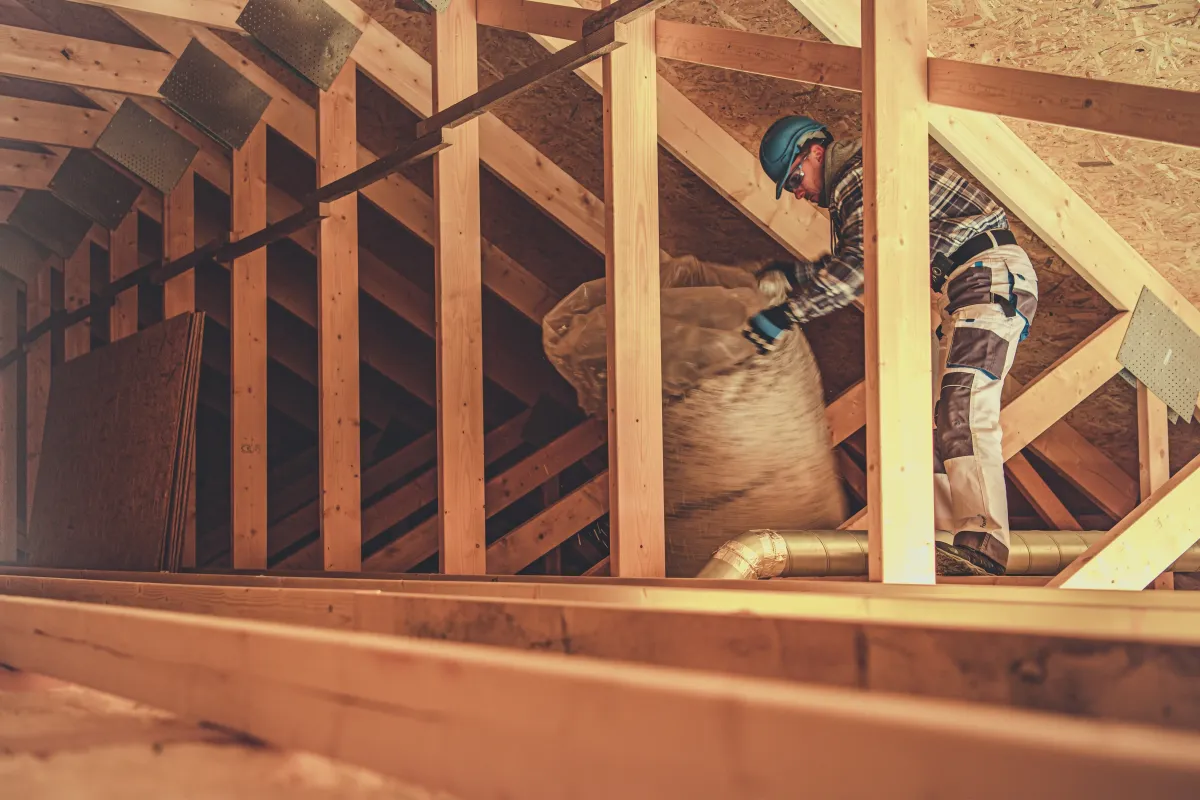 Open Cell Spray Foam Reducing Sound and Noise