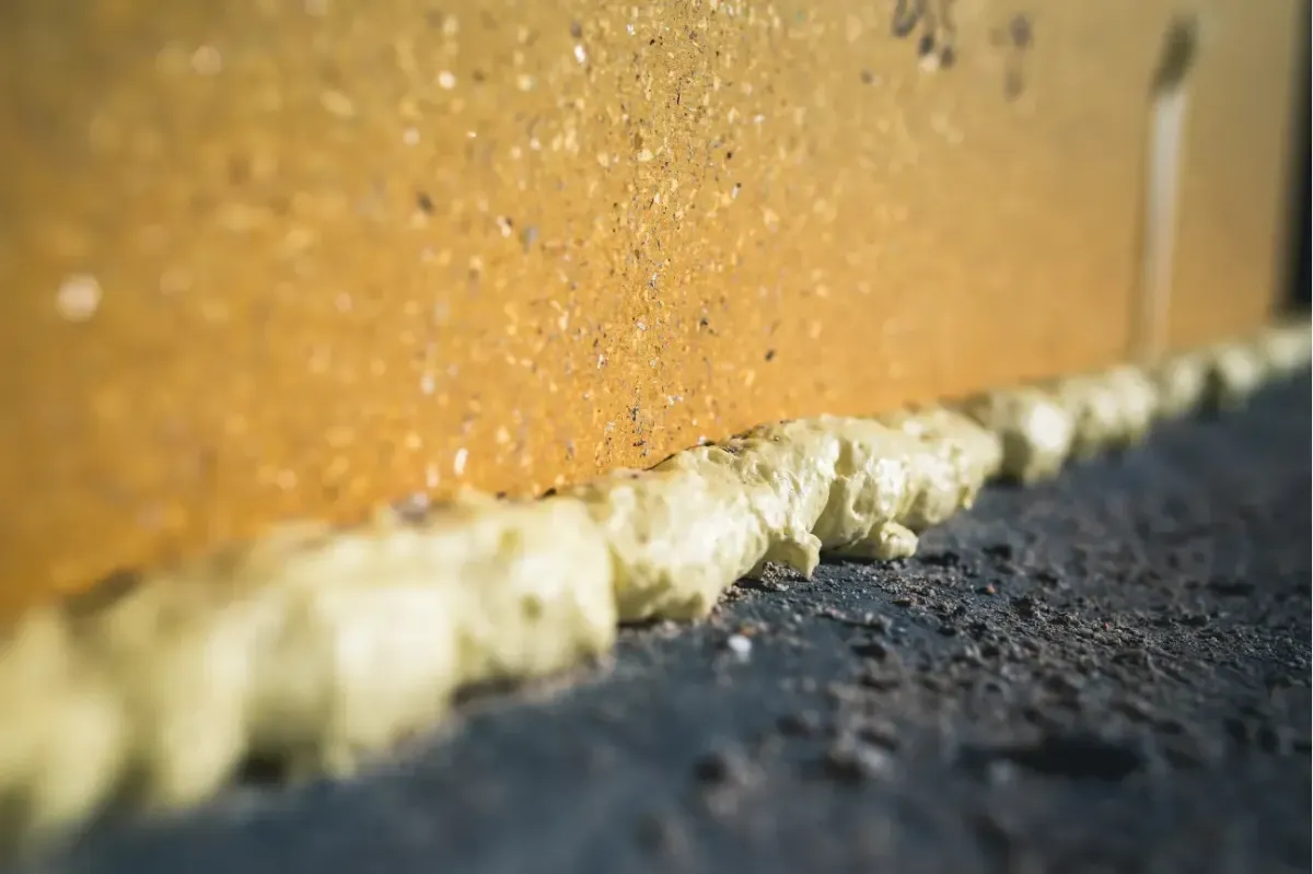 Open Cell Spray Foam Reducing Sound and Noise